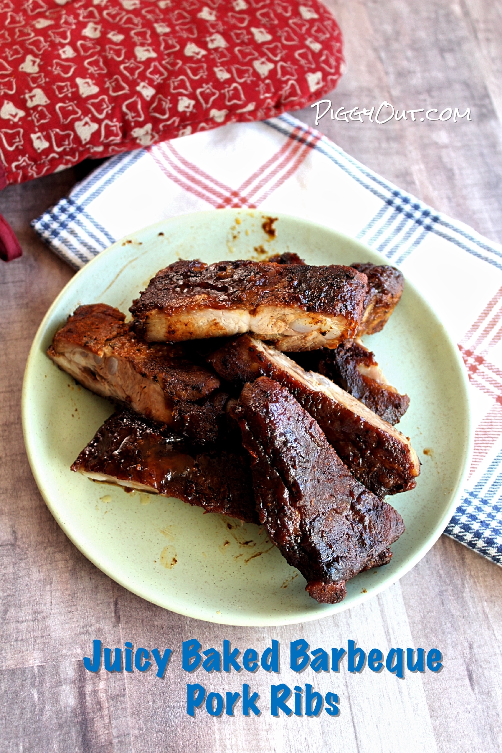 Delicious Oven-Baked Barbeque Pork Ribs - Piggy Out
