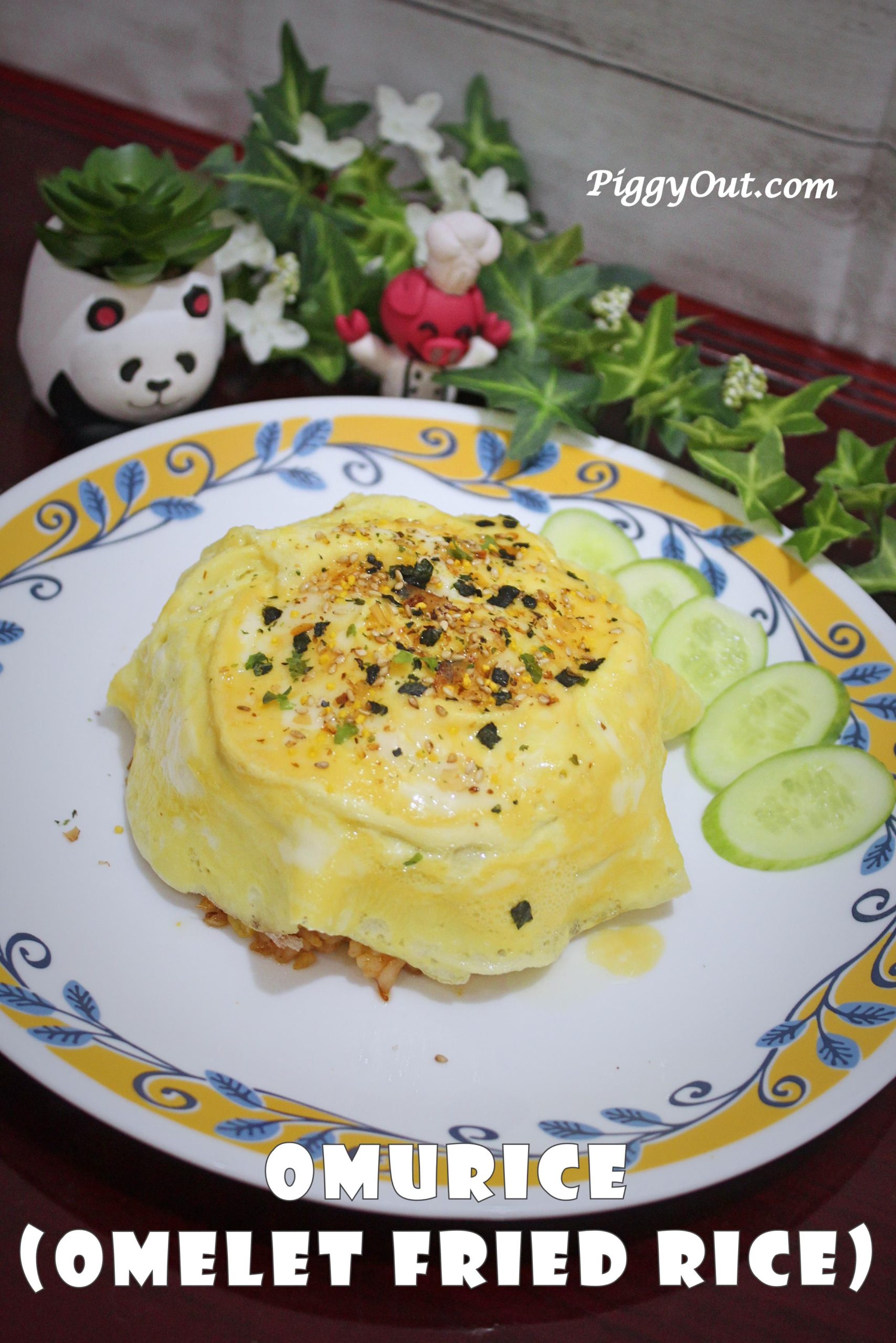 Homemade Omurice (Omelet Fried Rice) - Piggy Out